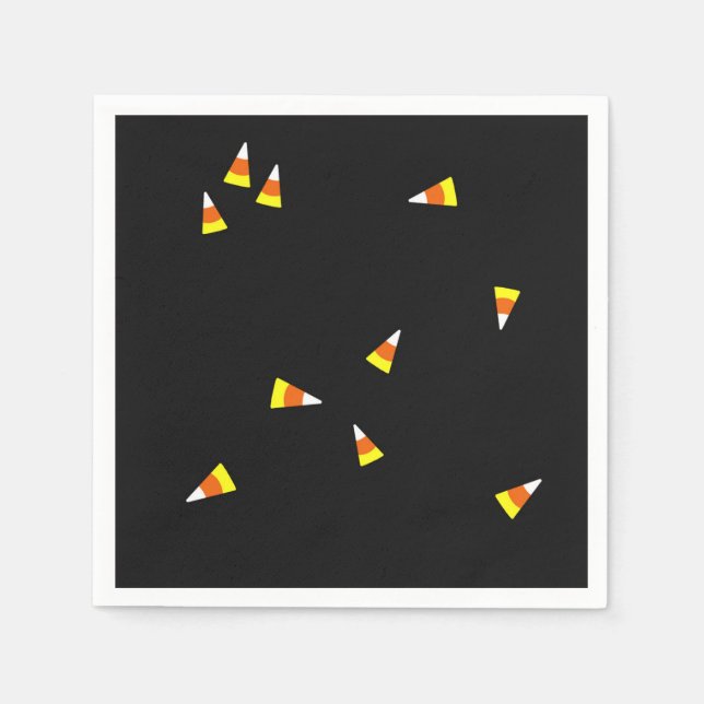 Candy Corn Paper Napkin (Front)