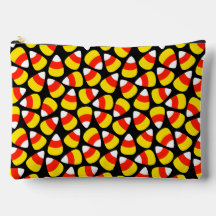 Candy Corn Pattern Black Halloween
