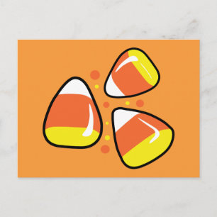 Candy Corn Postcard