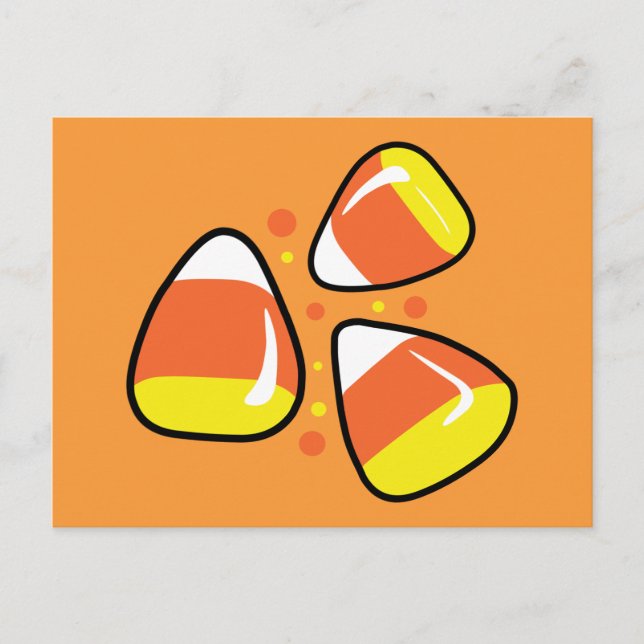 Candy Corn Postcard (Front)