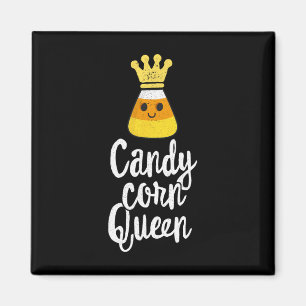 Candy Corn Queen Cute Halloween Kawaii Crown Magnet
