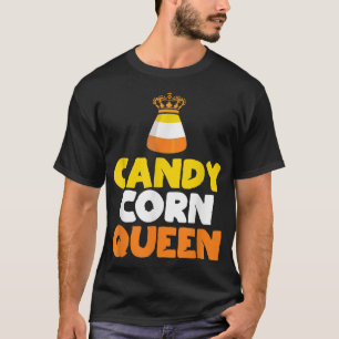 Candy Corn Queen Funny Candy Halloween Costume T-Shirt