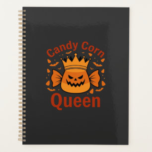Candy Corn Queen Halloween Crown Bats_1 Planner
