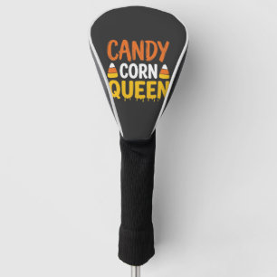 Candy Corn Queen Halloween Graphic_1 Golf Head Cover