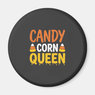 Candy Corn Queen Halloween Graphic_1 Magnet