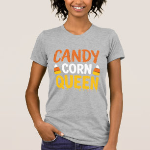 Candy Corn Queen Halloween Graphic_1 T-Shirt