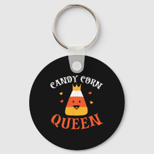 Candy Corn Queen Halloween Party Cute Costume Funn Key Ring
