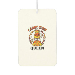 Candy Corn Queen Vintage Halloween Candy Shirt Art Car Air Freshener