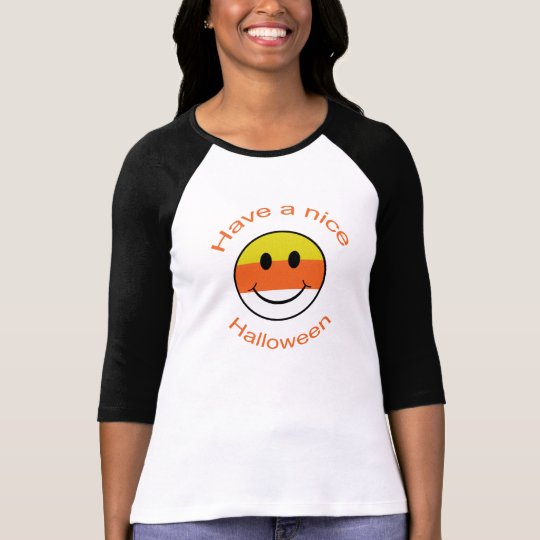 Candy Corn Smiley T-Shirt