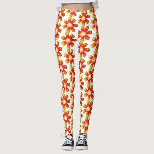 Candy Corn Spiral Leggings