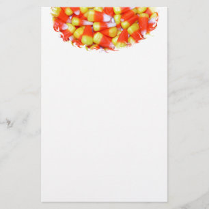 Candy Corn Stationery