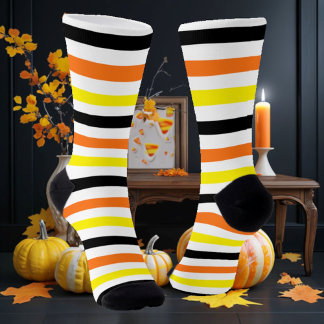 Candy Corn Stripes Socks