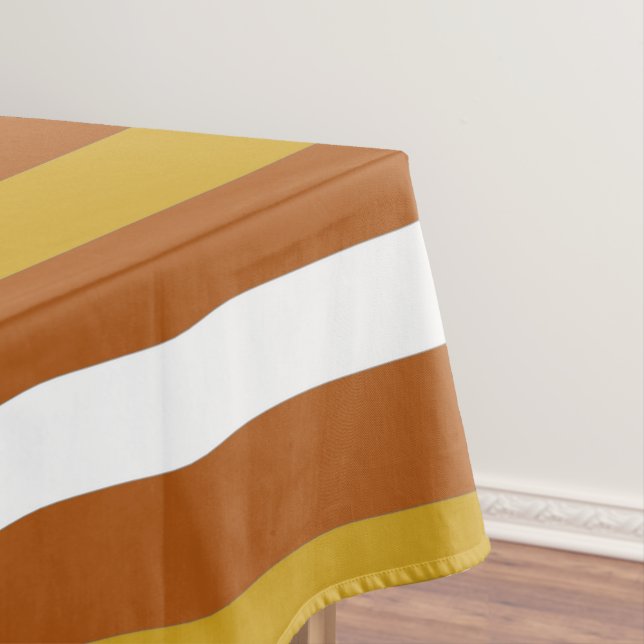 Candy Corn Stripes Tablecloth (In Situ)