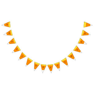 Candy Corn Sweet Halloween - Bunting Flags