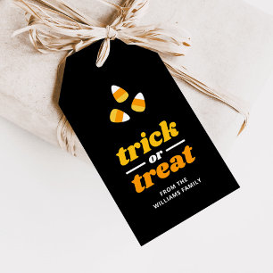 Candy Corn Trick or Treat Party Favour Gift Tags