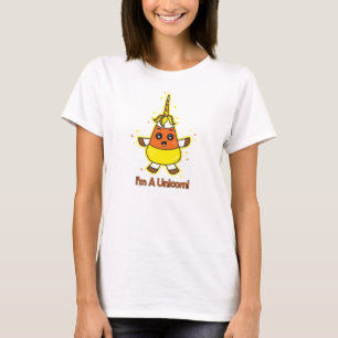 Candy Corn Unicorn T-Shirt
