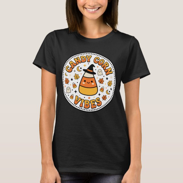 Candy Corn Vibes T-Shirt (Front)