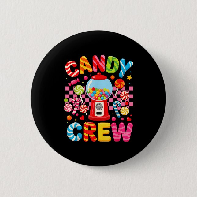 Candy Costume Candy Crew Candy Lover Sweetie Women 6 Cm Round Badge (Front)