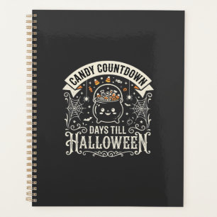 Candy Countdown Halloween Vector Design Planner