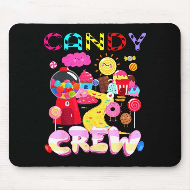Candy Crew Candy Costume Women Candy Land Kids Swe Mouse Mat (Front)