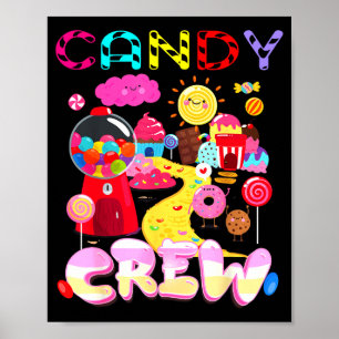 Candy Crew Candy Costume Women Candy Land Kids Swe Poster