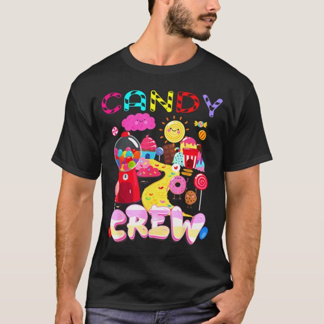 Candy Crew Candy Costume Women Candy Land Kids Swe T-Shirt (Front)