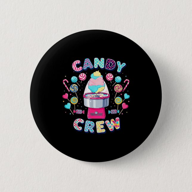 Candy Crew Candy Party Land Costume Women Kids  6 Cm Round Badge (Front)