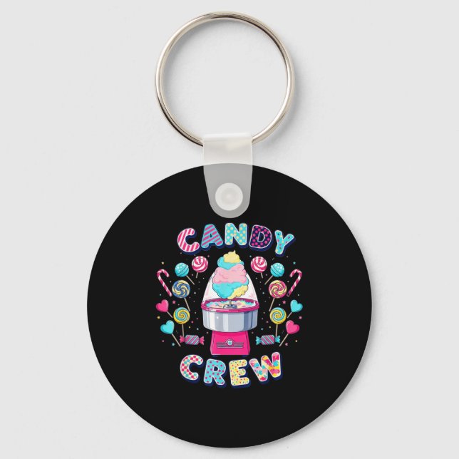 Candy Crew Candy Party Land Costume Women Kids  Key Ring (Front)