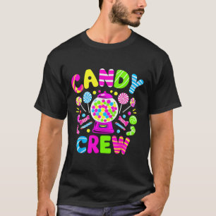 Candy Crew Costume Candy Land Kids Boy Girls Sweet T-Shirt