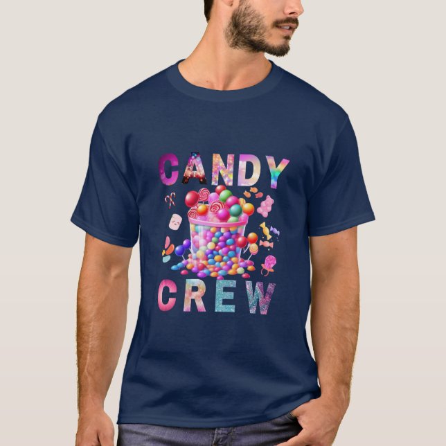 Candy Crew Decorations Sweetie Candy Squad T-Shirt (Front)