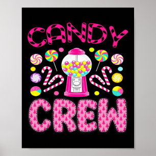 Candy Crew Squad Merry Christmas Boy Girl Kid Matc Poster