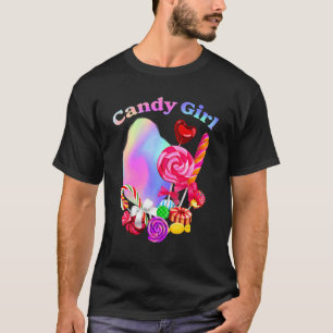 Candy Cute Girl Sweet Lolly Candy Treat 2 T-Shirt