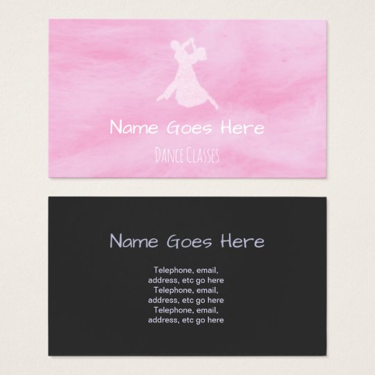 "Candy" Dance Business Cards