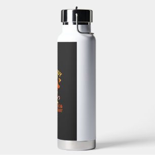 Candy Day Halloween Pirate Skull Cane Water Bottle