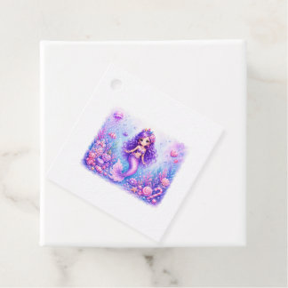 Candy Doll Mermaid 3rd Birthday Favour Tags