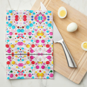 Candy Dot Confetti Pattern Blanket Tea Towel