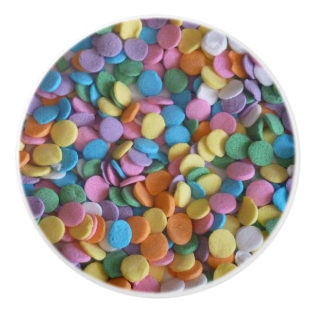 Candy Dots Ceramic Knob (Front)