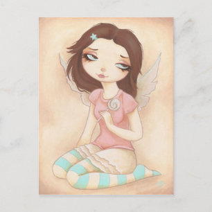 CANDY FAIRY something sweet Postcard
