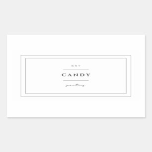 Candy Food Label Stickers