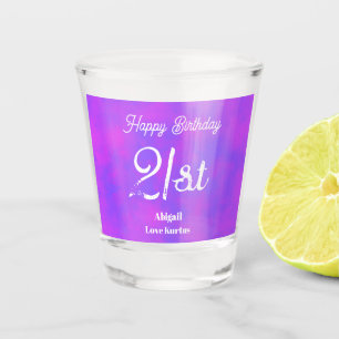 Candy Frost 21st Shot Glass