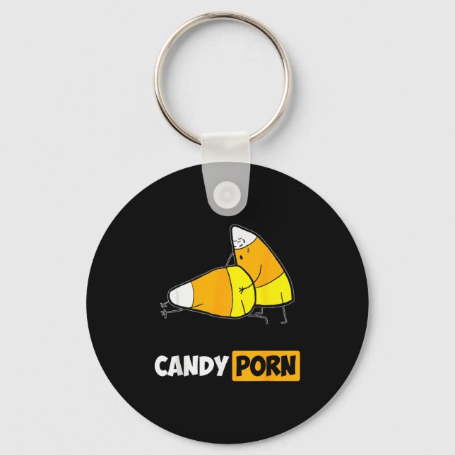 Candy Funny Halloween Men Gift  Key Ring (Front)
