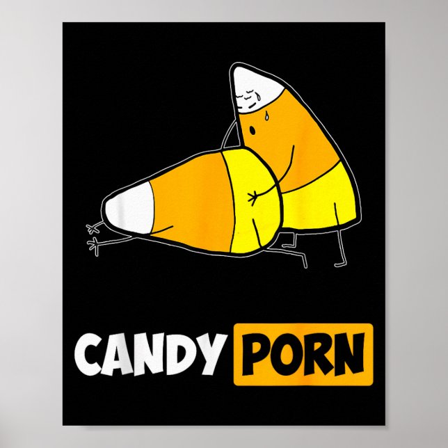Candy Funny Halloween Men Gift  Poster (Front)