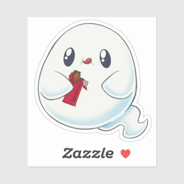 Candy Ghost Sticker (Sheet)