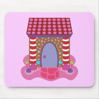Candy Gingerbread House Mouse Mat