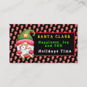 Candy Gnome Customise Colour and Text Business Card