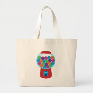 Candy Gumball Machine Large Tote Bag