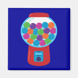 Candy Gumball Machine Magnet