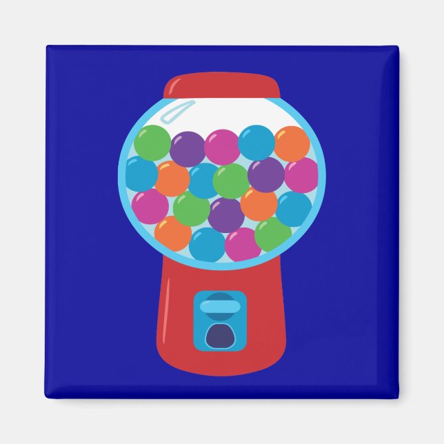 Candy Gumball Machine Magnet (Front)