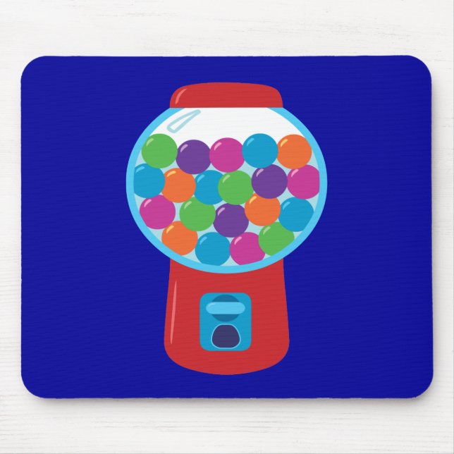 Candy Gumball Machine Mouse Mat (Front)