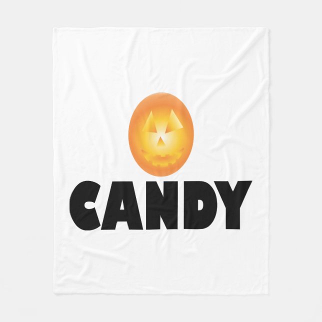 Candy Halloween  Fleece Blanket (Front)